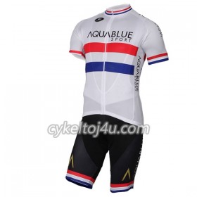 Cykeltrøje + Cykelshorts 2017 Aqua Blue Sport Storbritannien Mesterskaber